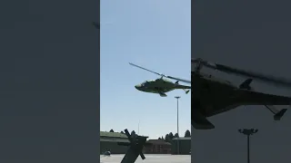 Amazing Bell 222B Helicopter Flyby!