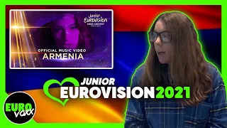 ARMENIA JUNIOR EUROVISION 2021 REACTION: Maléna - Qami Qami