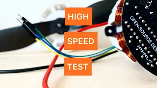 3D printed brushless iridesign motor - full high speed test