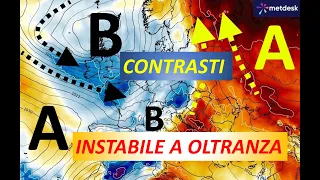 METEO - IL REGNO DEI TEMPORALI, INSTABILITA' A OLTRANZA E NESSUNA ANTICICLONE STABILE