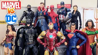 MARVEL vs DC Final Battle: Spiderman vs Batman vs Superman vs Ironman | Figure Stopmotion