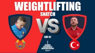 Weightlifting European Championships 2019 | Snatch Men 61