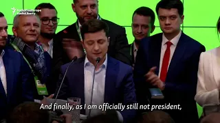 Zelenskiy Promises Ukrainians 'I Will Never Let You Down'