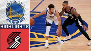 Golden State Warriors vs Portland Trail Blazers Highlights HD | 2021- 22 NBA Season | 11/26/2021