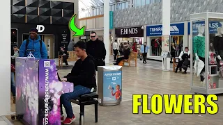 The TERMINATOR Watches Me Play Miley Cyrus Flowers on Piano in Public Mall | Cole Lam