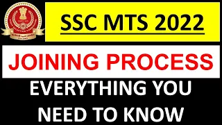 SSC MTS 2022 complete Joining Process | SSC MTS 2022 Everything you need to know | SSC MTS | PMYT
