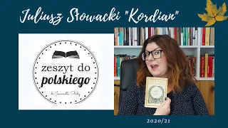 # Zeszyt do polskiego - Juliusz Słowacki "Kordian"