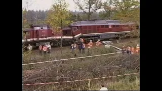 Vor 25 Jahren - Zugunglück bei Teichwolframsdorf