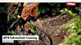 MTB Fahrtechnik Training (8): Mountainbike Spitzkehren Tutorial