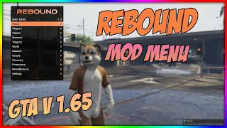 Rebound Mod Menu Showcase | Undetected | GTA V 1.65 [PAID]