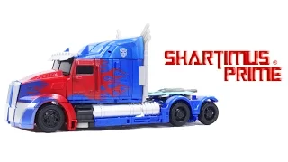 Transformers Optimus Prime The Last Knight Movie Voyager Class Action Figure Toy Review