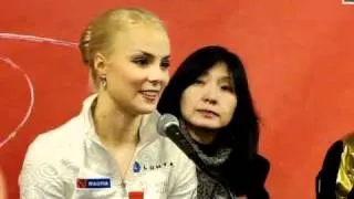 TEB 2010 Ladies SP press conference