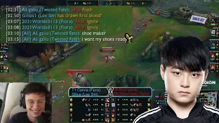 Caedrel Laughs At EUW SoloQ Player Killing DK ShowMaker Then Flaming Him In All Chat!!