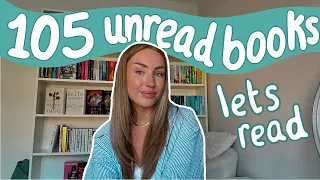 i have 105 books on my physical tbr, lets start reading them! 📚✨