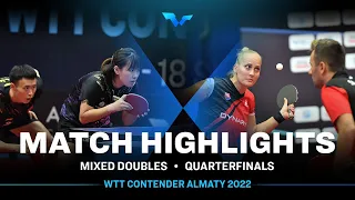 Xu Haidong/Wu Yangchen vs Barbora Balazova/Lubomir Pistej | XD | WTT Contender Almaty 2022 (QF)