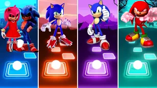 Sonic Amy Exe 🆚 Sonic Prime 🆚 Sonic 🆚 Knuckles Who Is Best 🎯😎