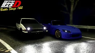 Initial D Battle Stage 1&2 Eurobeat Mix, All Songs In The Correct Order [HD]