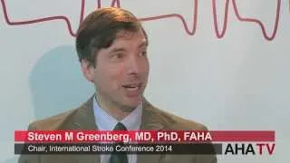 Interview with Dr. Stephen M Greenberg, Chair of the International Stroke Conference 2014