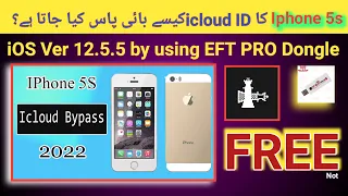 Iphone 5s icloud ID bypass iOS 12.5.5 with EFT Pro | Iphone 5s bypass 2022 | TECH City