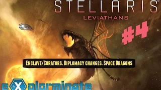 Let's Try: Stellaris Leviathans Part 4. Enclave. Diplomacy Changes. Space Dragons