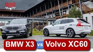 Test BMW X3 vs Volvo XC60 || MotorVlogTV