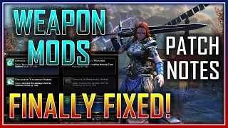 Weapon Mods Finally Fixed! What about 0's & Preview Trial? - Patch 25-01-2022 Neverwinter
