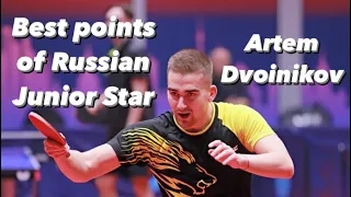 Best table tennis points of Artem Dvoynikov for his birthday 🎂