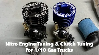 Nitro Engine & Clutch Tuning for 1/10 Gas Truck