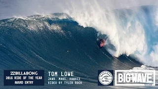 Tom Lowe at Jaws - 2016 Billabong Ride of the Year Entry - WSL Big Wave Awards