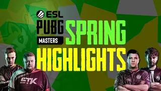 PUBG ESPORTS: BEST MOMENTS OF "ESL MASTERS SPRING" | EXTREME SKILL | FUNNY SITUATIONS