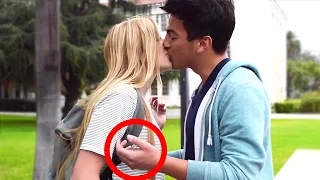 Top 3 Kissing Pranks 2015! Kissing Prank GONE SEXUAL! Best Kissing Prank August 2015!