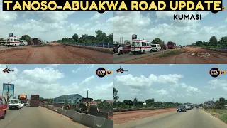 KUMASI ROAD Update: TANOSO to ABUAKWA ROAD CONSTRUCTION Ongoing in Ashanti Region of Ghana.