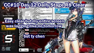 [ Arknights ] : CC#10 Day 12 Daily Stage R8 Clear | It was Easy But My Game did Lag a Bit