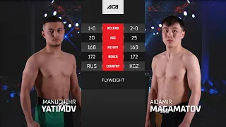 Манучехр Ятимов vs. Айдамир Магаматов | Manuchekhr Yatimov vs. Aydamir Magomatov | ACA YE 44