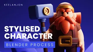 Blender  -  Stylized Character Modeling - Dwarf Fantasy Character Creation