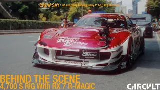 BEHIND THE SCENE 4,700 $ RIG FX3 +With Lens on MAZDA RX 7 R-MAGIC 💯