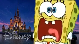 Modern Disney portrayed by Spongebob