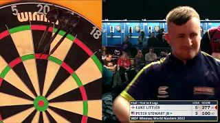 Luke Littler Vs Peter Stewart jr, Winmau World Masters 2022, Boys Final