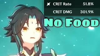 I finally reached 300%+ Crit dmg with my C0 Xiao NO FOOD BUFF