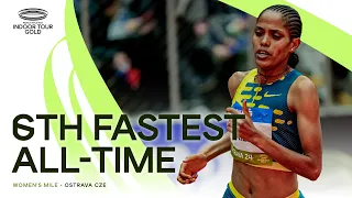 Hailu shatters mile world lead and meeting record 👀 | World Indoor Tour 2024