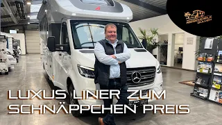 Frankia M-Line T 7400 GD - Das Reisemobil als Luxus Liner zum Schnäppchen Preis auf Mercedes Basis!