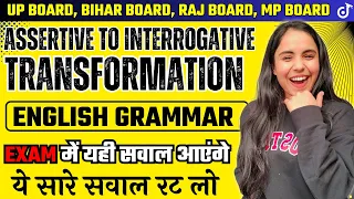 Assertive to Interrogative Transformation | English Grammar | Learn English by Bhumika Mam