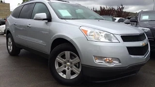 Pre Owned Silver 2012 Chevrolet Traverse AWD 1LT In Depth Review | Lacombe Alberta