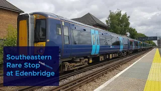 *VERY RARE* A Southeastern Class 375 arrives into Edenbridge working a diverted service