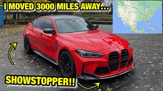 I Got The BEST looking 2021 BMW M3 Thanks to This... (Oh, and I MOVED ACROSS COUNTRY!!)