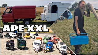 Ape Treffen XXL Toni geht meiner Ape an den Vergaser - Knatterfreunde Treff 3.0 piaggio