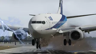 Rough Landing In Heavy Storm [XP11]