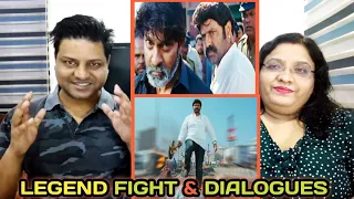 Legend Fight Scene | Balakrishna & Jagapathi Babu Face Off scene | Balakrishna, Boyapati | Reaction