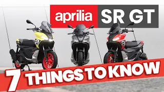 2022 Aprilia SR GT: 7 Things to Know (125cc & 200cc)