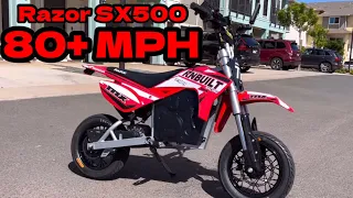 Quick run on my RAZOR SX500! | Test and Tune..